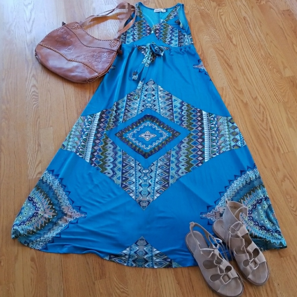 Veronica M. Empire Waist Maxi Dress